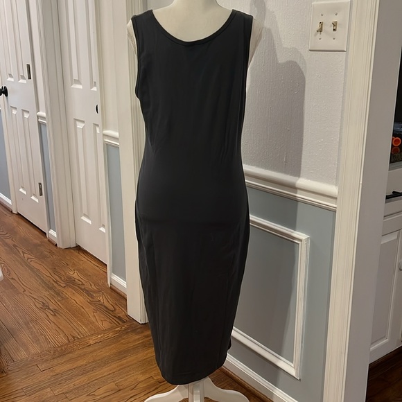 LIKE NEW DARK GREY BODYCON DRESS - SIZE XL - Picture 5 of 6